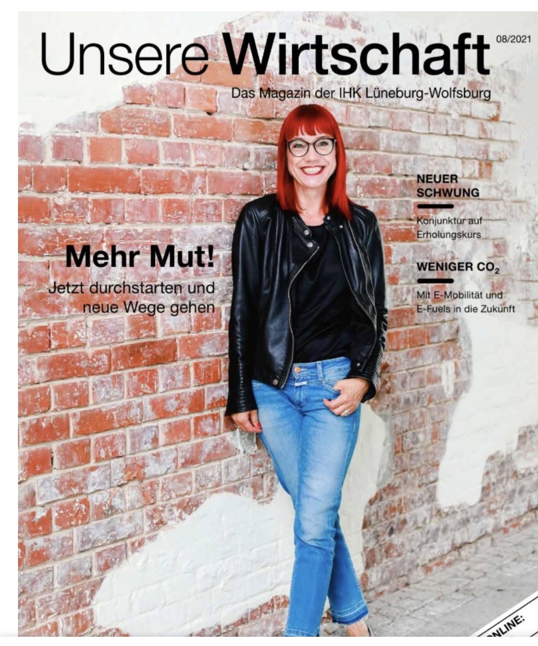 Mehr Mut - Magazin der IHK Lüneburg-Wolfsburg 08-2021